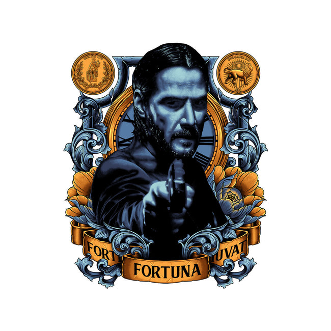 Fortes Fortuna Juvat-none removable cover w insert throw pillow-Badbone Collections