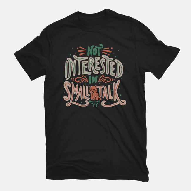 Not Interested In Small Talk-youth basic tee-tobefonseca