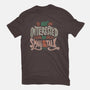 Not Interested In Small Talk-womens basic tee-tobefonseca