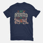Not Interested In Small Talk-womens basic tee-tobefonseca