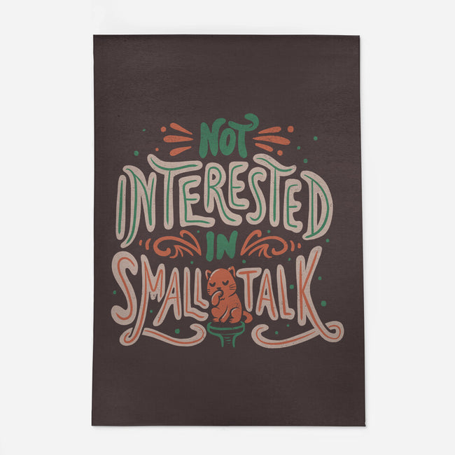 Not Interested In Small Talk-none indoor rug-tobefonseca