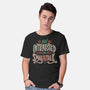 Not Interested In Small Talk-mens basic tee-tobefonseca