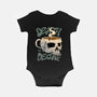 Death Before Decaf Skull-baby basic onesie-vp021