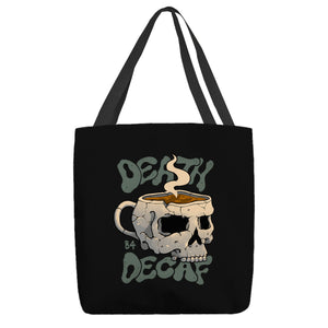 Death Before Decaf Skull