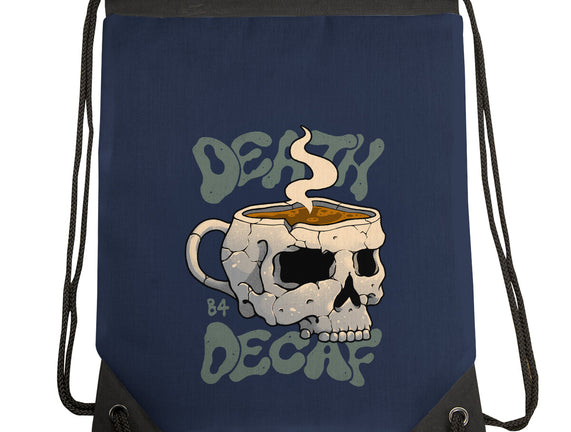 Death Before Decaf Skull