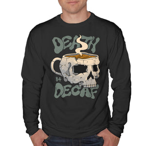 Death Before Decaf Skull