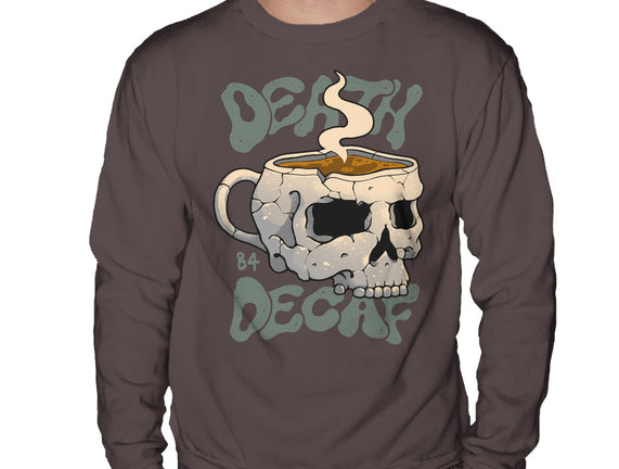 Death Before Decaf Skull