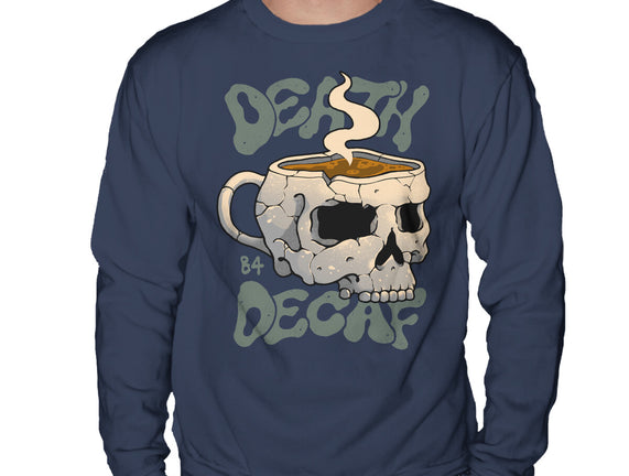 Death Before Decaf Skull