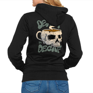 Death Before Decaf Skull