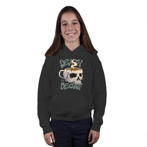 Death Before Decaf Skull