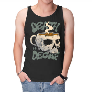 Death Before Decaf Skull