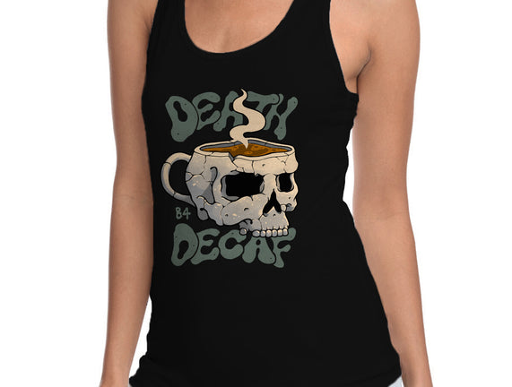 Death Before Decaf Skull