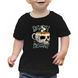 Death Before Decaf Skull