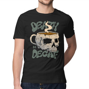 Death Before Decaf Skull