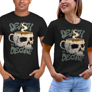 Death Before Decaf Skull