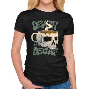 Death Before Decaf Skull