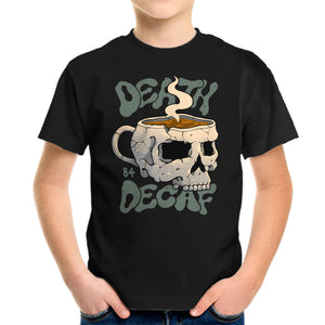 Death Before Decaf Skull