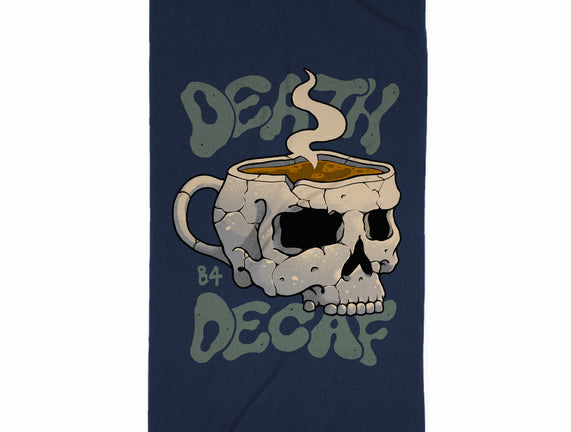 Death Before Decaf Skull