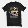 Death Before Decaf Skull-youth basic tee-vp021