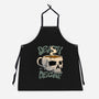 Death Before Decaf Skull-unisex kitchen apron-vp021