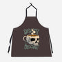 Death Before Decaf Skull-unisex kitchen apron-vp021
