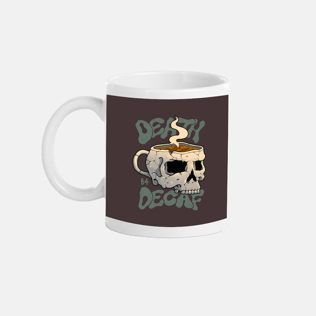 Death Before Decaf Skull-none mug drinkware-vp021