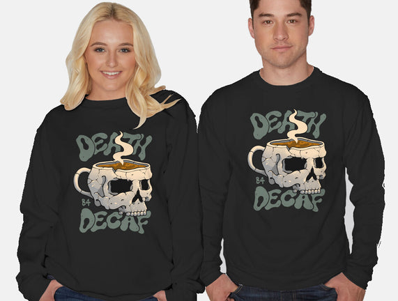 Death Before Decaf Skull