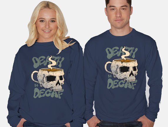 Death Before Decaf Skull