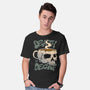 Death Before Decaf Skull-mens basic tee-vp021