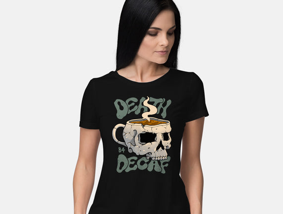 Death Before Decaf Skull