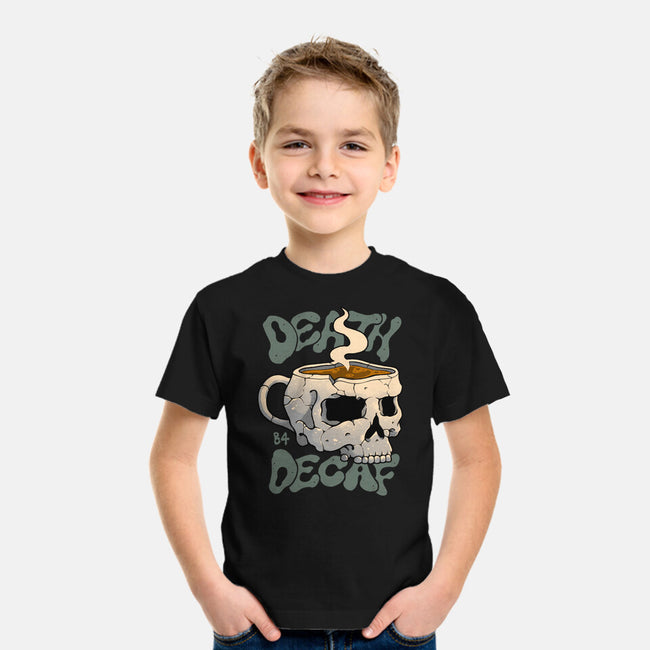 Death Before Decaf Skull-youth basic tee-vp021
