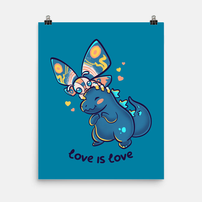 Lovezilla-none matte poster-Mushita