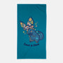 Lovezilla-none beach towel-Mushita