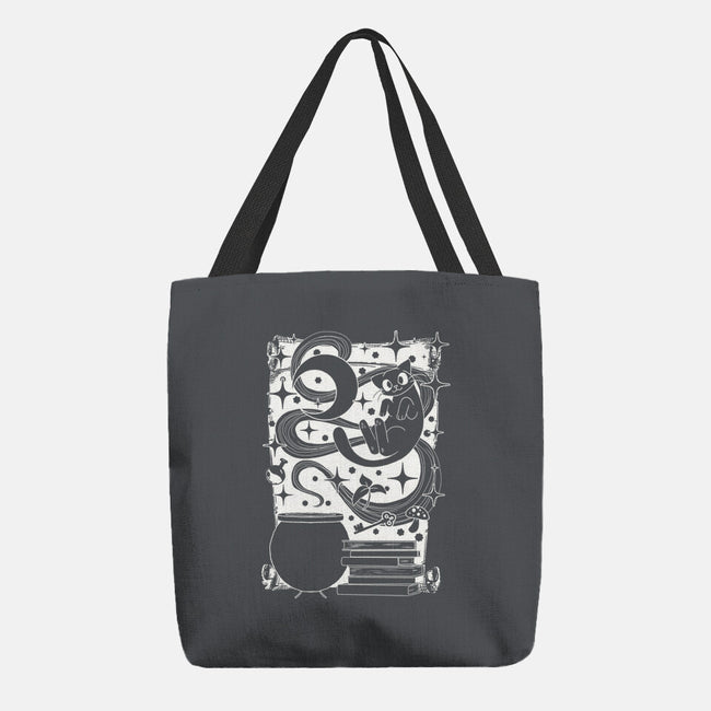 Magical Familiars-none basic tote bag-Yunuyei