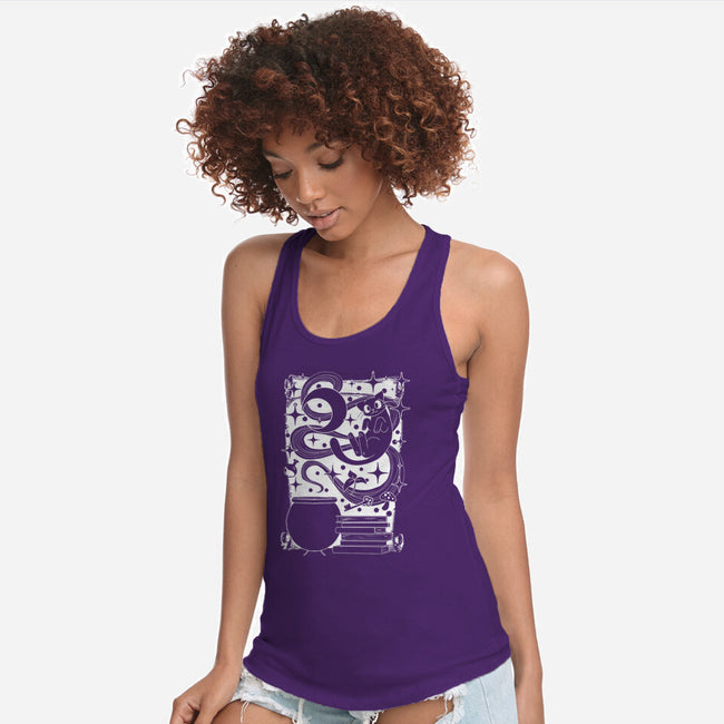 Magical Familiars-womens racerback tank-Yunuyei