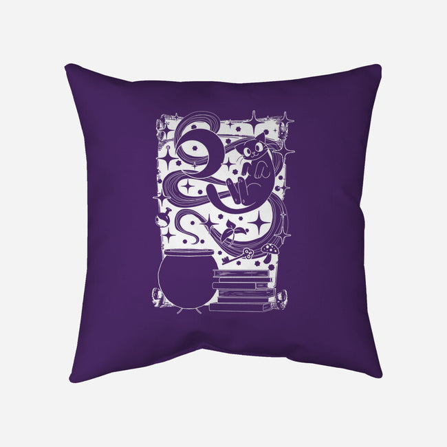 Magical Familiars-none removable cover throw pillow-Yunuyei