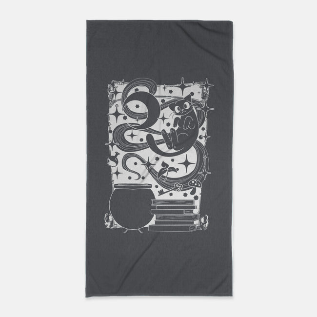 Magical Familiars-none beach towel-Yunuyei