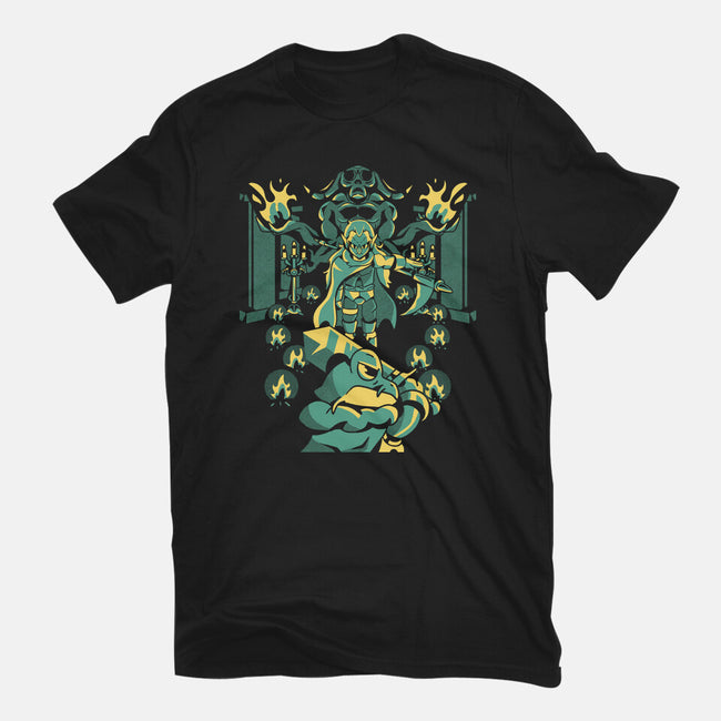 Welcome To My Lair-womens fitted tee-Sketchdemao