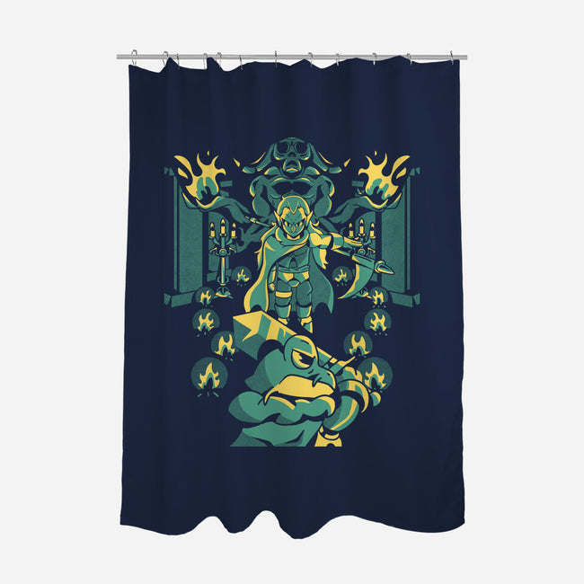 Welcome To My Lair-none polyester shower curtain-Sketchdemao