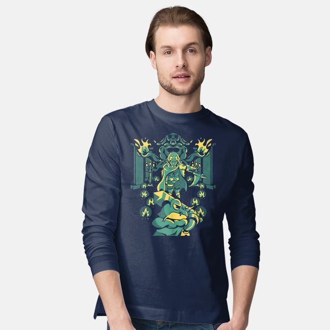 Welcome To My Lair-mens long sleeved tee-Sketchdemao
