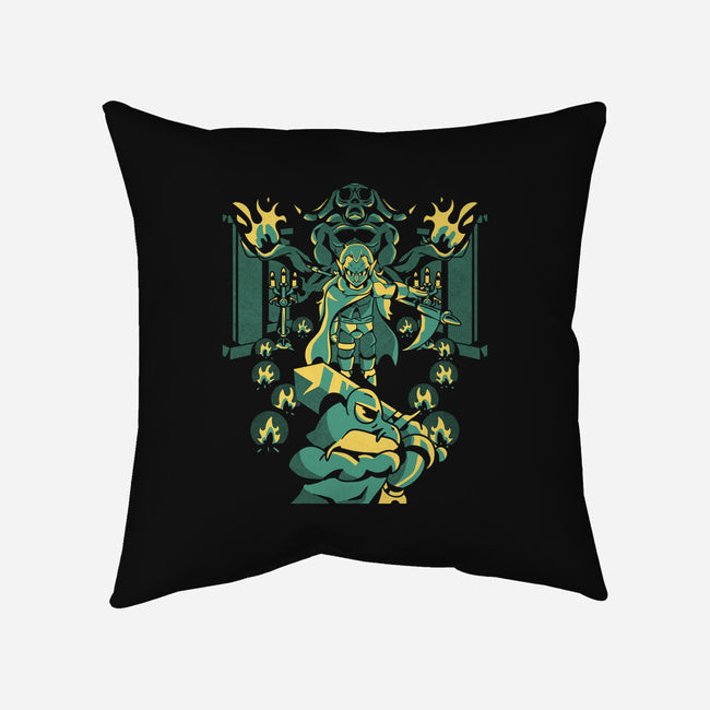 Welcome To My Lair-none removable cover w insert throw pillow-Sketchdemao