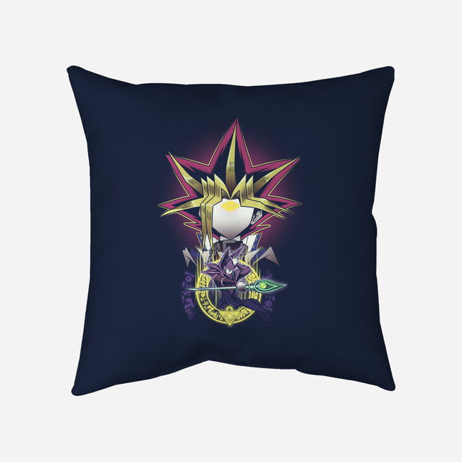 Yugioh Pharao-none removable cover w insert throw pillow-PanosStamo