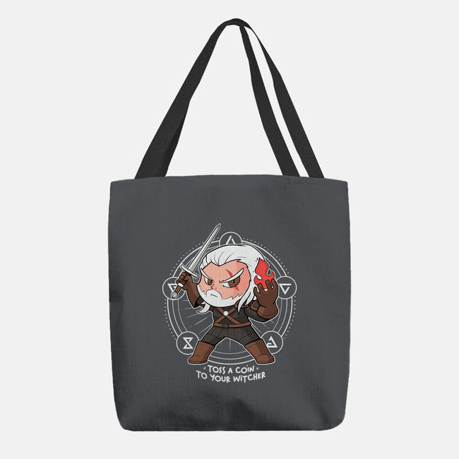 Cute Witcher-none basic tote bag-C√° Mask