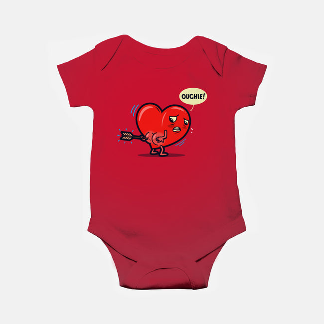 Heart Ache-baby basic onesie-Boggs Nicolas