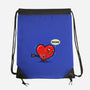 Heart Ache-none drawstring bag-Boggs Nicolas
