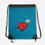 Heart Ache-none drawstring bag-Boggs Nicolas