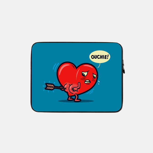 Heart Ache-none zippered laptop sleeve-Boggs Nicolas