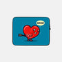 Heart Ache-none zippered laptop sleeve-Boggs Nicolas