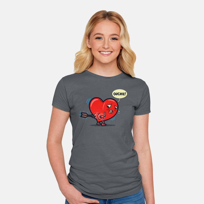Heart Ache-womens fitted tee-Boggs Nicolas