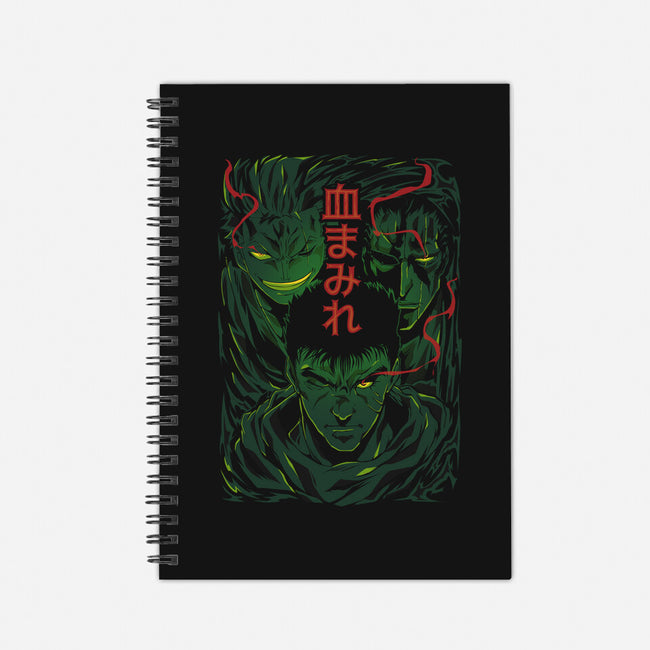 Wild-none dot grid notebook-Kabuto Studio